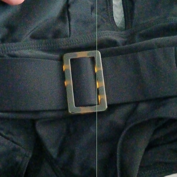 Avanova Women's One Piece Swimsuit Ruffle Deep V Neck Strappy Swimwear .… - Picture 13 of 15